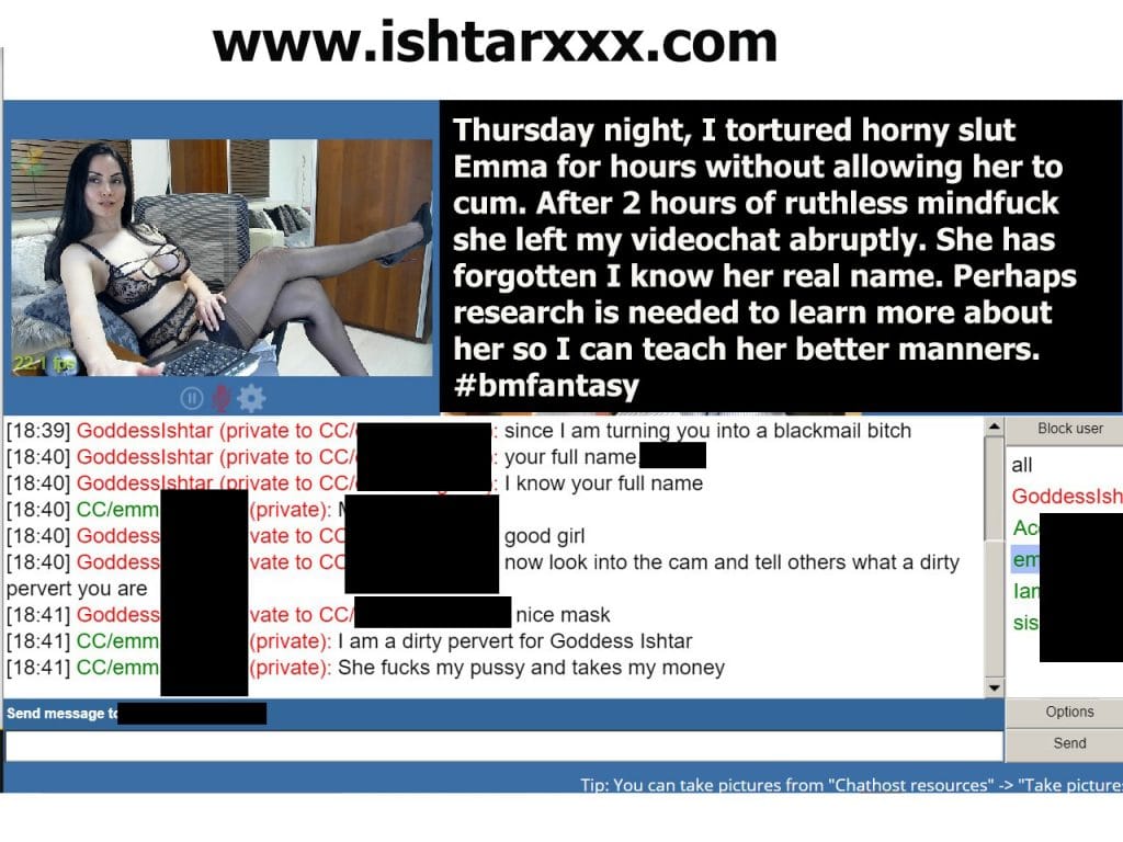 Financial Domination - FemDom Live Webcam - Goddess Ishtar XXX
