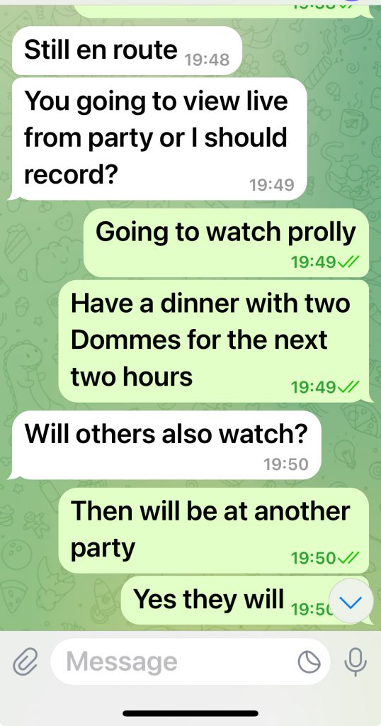 Double Domme session