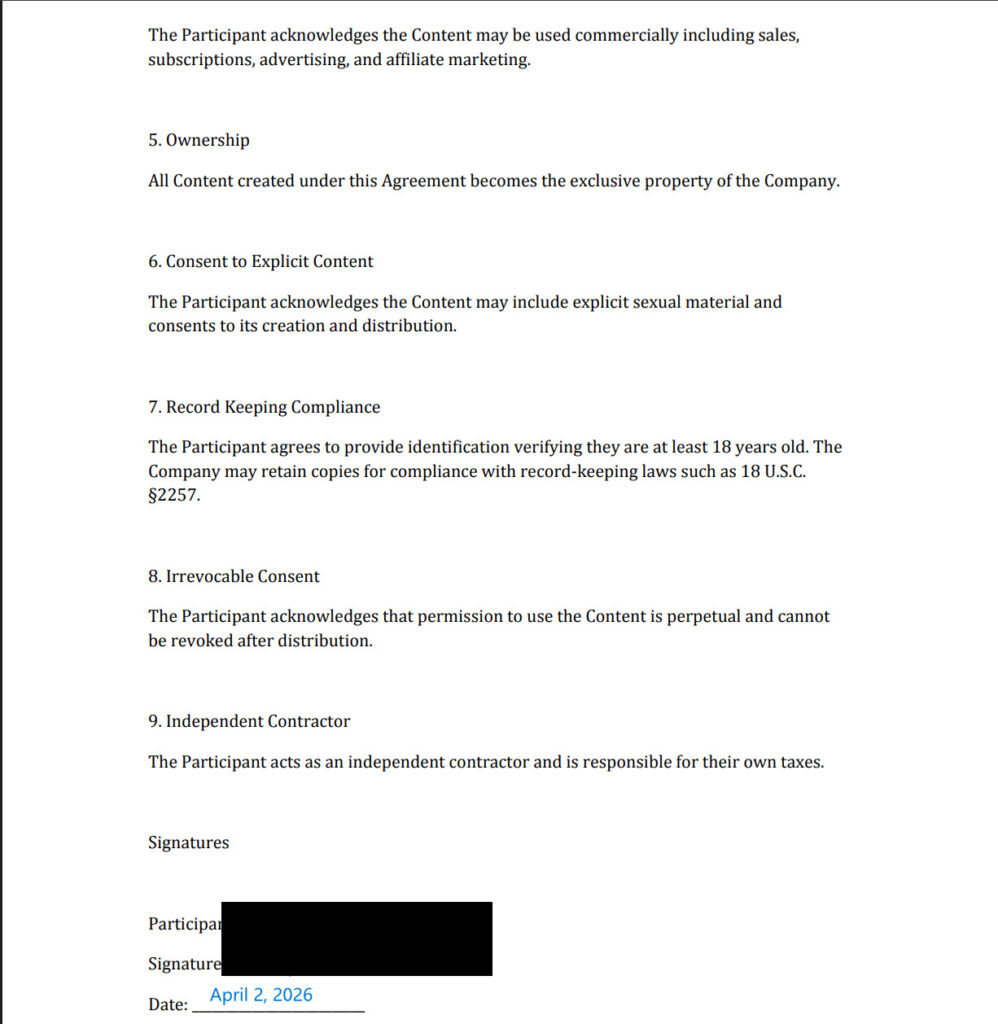 The signed findom blackmail contract - Steven signs his life away